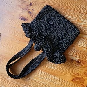 Black small handbag